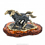 Статуэтка с янтарем "Степные лошади", фотография 5. Интернет-магазин ЛАВКА ПОДАРКОВ
