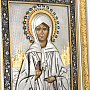Икона "Святая Матрона Московская" 30х26 см, фотография 2. Интернет-магазин ЛАВКА ПОДАРКОВ