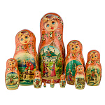 Матрешка "Сказка" 10 мест
