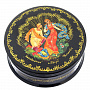 Лаковая миниатюра шкатулка "Коробейники". Холуй, фотография 2. Интернет-магазин ЛАВКА ПОДАРКОВ