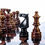 Шахматы из натурального камня 31х31 см, фотография 3. Интернет-магазин ЛАВКА ПОДАРКОВ