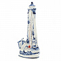 Термометр настольный "Маяк". Гжель, фотография 3. Интернет-магазин ЛАВКА ПОДАРКОВ