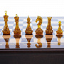 Шахматы с янтарными фигурами 41х41 см, фотография 2. Интернет-магазин ЛАВКА ПОДАРКОВ