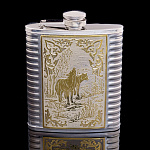 0019035 Златоуст ФЛЯГА ПОДАРОЧНАЯ  9,5*14,5см