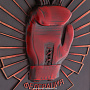 Панно из дерева "Герб Федерации Бокса" 40 х 32,5 см, фотография 4. Интернет-магазин ЛАВКА ПОДАРКОВ