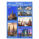 0029054 Сувенир НАБОР МАГНИТОВ  "Москва" 5 шт