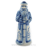 -1л Фарфор ШТОФ "ДЕД МОРОЗ" 1л в комплекте