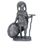 0080129 Олов.миниатюра некраш. 6-11мм Спартанский командир, 5 век до н.э.