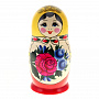 Матрешка "Семеновская" 5 мест, фотография 1. Интернет-магазин ЛАВКА ПОДАРКОВ