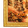 Картина янтарная "Домик у ручья" 40х60 см, фотография 3. Интернет-магазин ЛАВКА ПОДАРКОВ