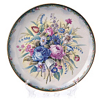 0032432 Коллекционная тарелка 20см "БУКЕТ ЦВЕТОВ"