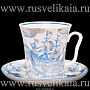 Чайная пара "Бригантина" форма "Ленинградская" ИФЗ, фотография 2. Интернет-магазин ЛАВКА ПОДАРКОВ