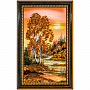 Картина янтарная "Пейзаж" 40х70 см, фотография 4. Интернет-магазин ЛАВКА ПОДАРКОВ