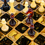 Шахматный ларец из карельской березы с янтарными фигурами, фотография 7. Интернет-магазин ЛАВКА ПОДАРКОВ