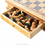 Шахматный ларец  деревянный из карельской березы, фотография 2. Интернет-магазин ЛАВКА ПОДАРКОВ