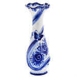  Гжель Ваза "Изящная" с бабочкой 