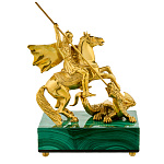 Скульптура из бронзы и камня "Георгий Победоносец"