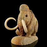 /В167 Изделия из кости МАМОНТ НА ЛЕДНИКЕ (кость кита, клык моржа)