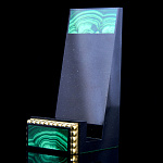 0057325/120561  Нат.поделочный камень ПОДСТАВКА ПОД ТЕЛЕФОН 