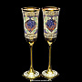 Хрустальные бокалы для шампанского "Mysore" на 2 персоны, фотография 1. Интернет-магазин ЛАВКА ПОДАРКОВ