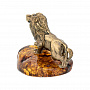 Статуэтка с янтарем "Крадущийся лев", фотография 2. Интернет-магазин ЛАВКА ПОДАРКОВ