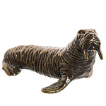 0033273 Бронза Статуэтка "МОРЖ"  ок.5*3см 