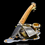 Нож сувенирный "Богатство и изобилие". Златоуст, фотография 1. Интернет-магазин ЛАВКА ПОДАРКОВ