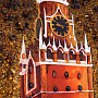 Картина янтарная "Спасская башня ночью" 40х60 см, фотография 4. Интернет-магазин ЛАВКА ПОДАРКОВ