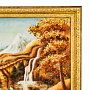 Картина янтарная "Водопад в лесу" 60х40 см, фотография 4. Интернет-магазин ЛАВКА ПОДАРКОВ