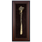 0051602 НАБОР для обуви "ДЕНЩИК" ОРЕЛс крючком Подкова в БАГЕТЕ (орех) РПОВЛ-12орел