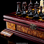 Шахматы в ларце с янтарными фигурами "Янтарный консул", фотография 6. Интернет-магазин ЛАВКА ПОДАРКОВ