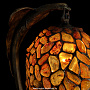 Комплект из двух настольных ламп из янтаря и бронзы "Орел", фотография 5. Интернет-магазин ЛАВКА ПОДАРКОВ