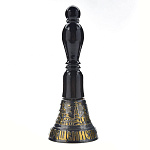 0021343/№4 Бронза КОЛОКОЛЬЧИК "Русь святая №4" с дерев. ручкой в ассорт.