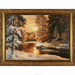 Картина "В зимнем лесу"