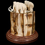 Скульптура из бивня мамонта "Семья мамонтов", фотография 3. Интернет-магазин ЛАВКА ПОДАРКОВ