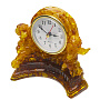 Часы настольные из янтаря "Ангелы", фотография 2. Интернет-магазин ЛАВКА ПОДАРКОВ