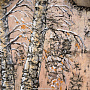 Картина на бересте "Снегири" 26х47 см, фотография 4. Интернет-магазин ЛАВКА ПОДАРКОВ