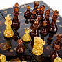 Шахматы с фигурами из янтаря "Классические" 32х32 см, фотография 7. Интернет-магазин ЛАВКА ПОДАРКОВ