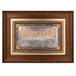 Панно "Тайная Вечеря". Гальванопластика 33х24,5 см