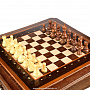 Шахматный стол из дерева с ящиками, фотография 9. Интернет-магазин ЛАВКА ПОДАРКОВ