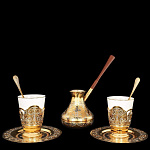 8608/бел-виски Златоуст питейный НАБОР "Виски вдвоем"белое богемкое стекло, позолота, в ПУ (639) 