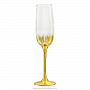 Набор бокалов для шампанского 175 мл "Золотой лотос", фотография 2. Интернет-магазин ЛАВКА ПОДАРКОВ