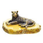 0047633/433 Сувенир Тигр лежащий Сувенир (белый)