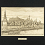 Офорт черно-белый "Москва. Кремлевская набережная" 25х32 см, фотография 1. Интернет-магазин ЛАВКА ПОДАРКОВ