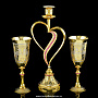 Свадебный набор "Сердце" Златоуст, фотография 1. Интернет-магазин ЛАВКА ПОДАРКОВ