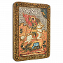 Икона "Чудо Святого Георгия о змие" 21х29 см, фотография 2. Интернет-магазин ЛАВКА ПОДАРКОВ