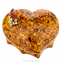 Шкатулка из янтаря "Сердце. Ветка адониса", фотография 3. Интернет-магазин ЛАВКА ПОДАРКОВ