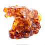 Янтарная статуэтка "Тигр денежный", фотография 4. Интернет-магазин ЛАВКА ПОДАРКОВ