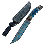 300708-Сувенир. Оружие Нож "ЗМЕЯ-ХИШНИК"окседир, дам.никель.. ФР П/У