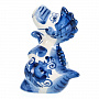 Фарфоровая статуэтка "Дракон Рей". Гжель, фотография 1. Интернет-магазин ЛАВКА ПОДАРКОВ